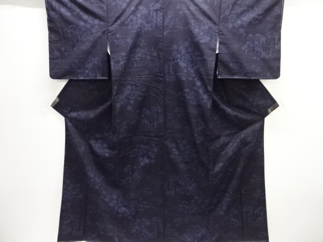 JAPANESE KIMONO / YUKI TSUMUGI / UNUSED / WOVEN CHAYATSUJI